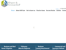 Tablet Screenshot of anlawllp.com